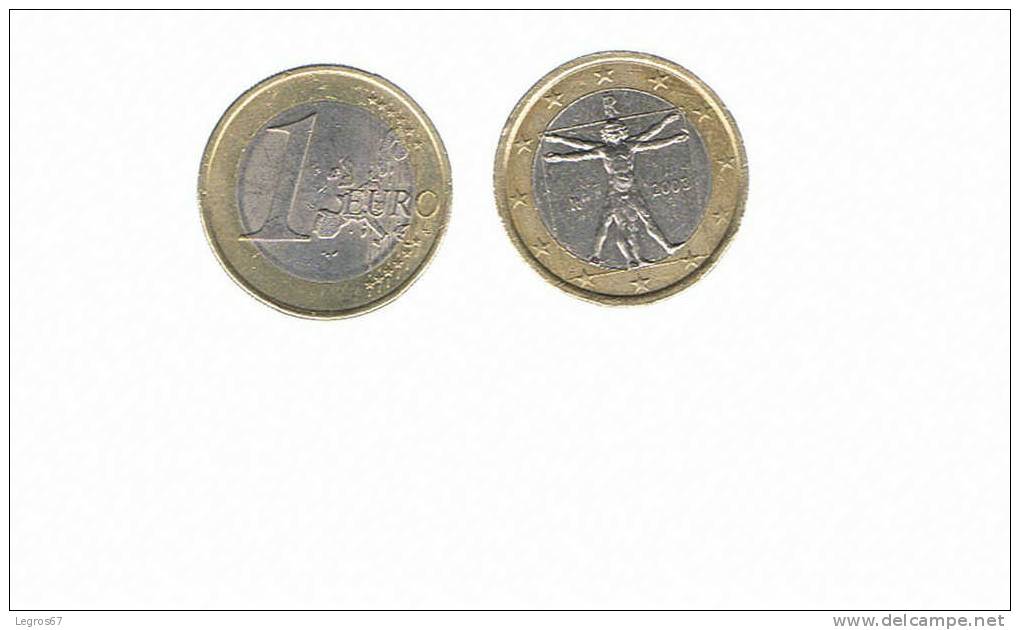 PIECE DE 1  €URO ITALIE 2003 - Italia