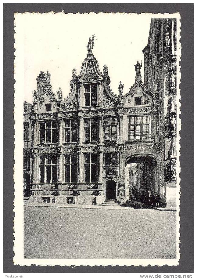 Belgium Brugge De Kanselarij (Gerechtshof) La Justice De Paix Echt Real Photo Nels. Thill. - Institutions Internationales