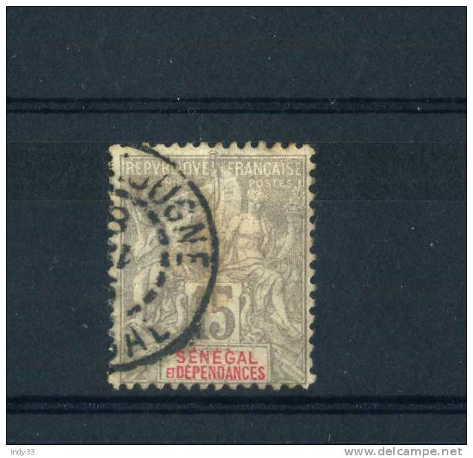 - FRANCE . SENEGAL  ET DEPENDANCES . TIMBRE 15C. 1900 OBLITERE - Used Stamps