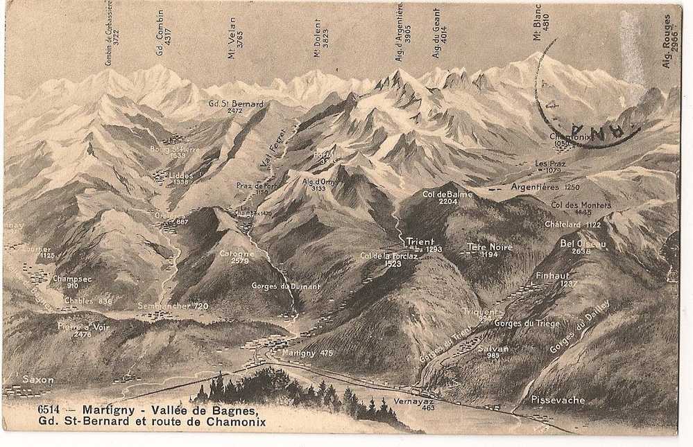 SUISSE.VALAIS.MARTIGNY.VA LLEE  DE BAGNES - Bagnes