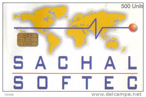 Pakistan-sachal Softec-500units-used Card+1 Card Prepiad Free - Pakistán