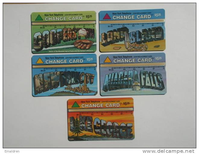 Tourism. MINT Set Of 5. - [1] Hologrammkarten (Landis & Gyr)