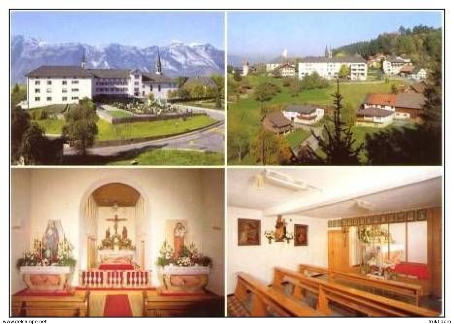 AKFL Liechtenstein Postcards Vaduz: Castle - Red House - Traditional Dress - Government Building - Liechtenstein