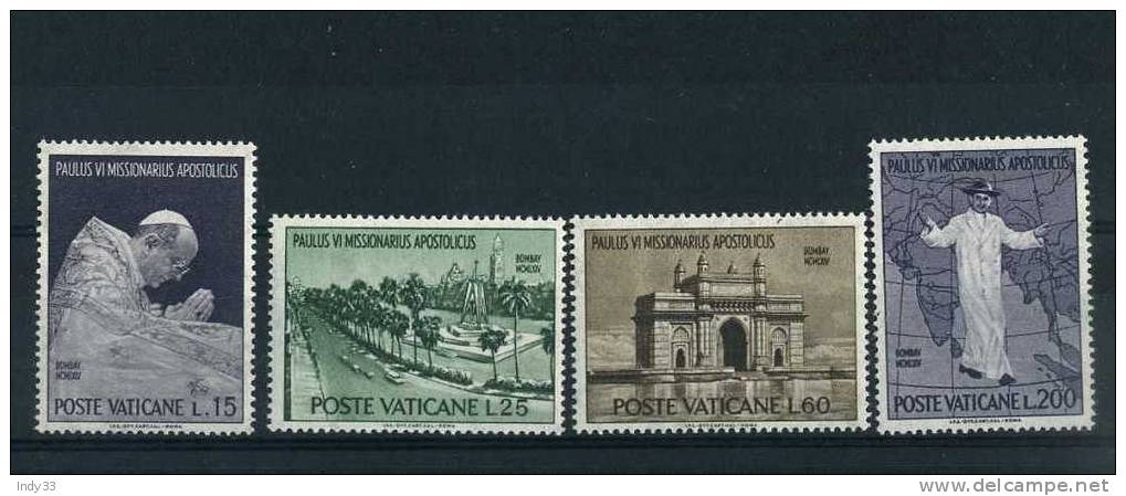 - VATICAN . SUITE DE TIMBRES DE 1964 . NEUFS SANS CHARNIERE - Unused Stamps