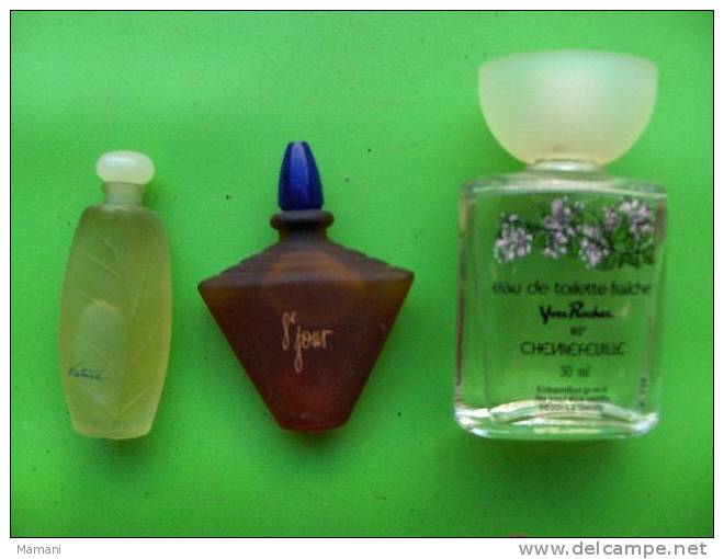 Flacon  Parfum Ou Eau De Toilette  Lot De 3 -5ml-30ml-7.5ml-* - Miniaturen Flesjes Dame (zonder Doos)