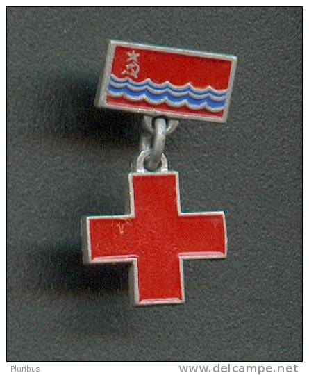 RUSSIA USSR, ESTONIA MEDAL CROSS BADGE OF RED CROSS, MINIATURE - Medizinische Dienste