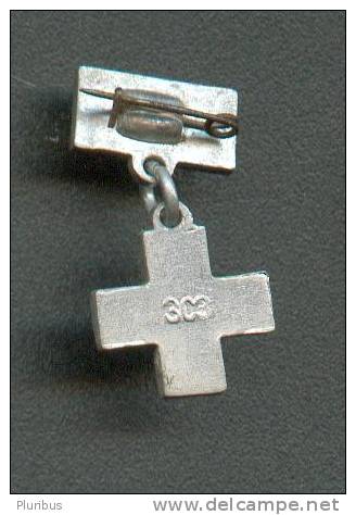 RUSSIA USSR, ESTONIA MEDAL CROSS BADGE OF RED CROSS, MINIATURE - Medical Services