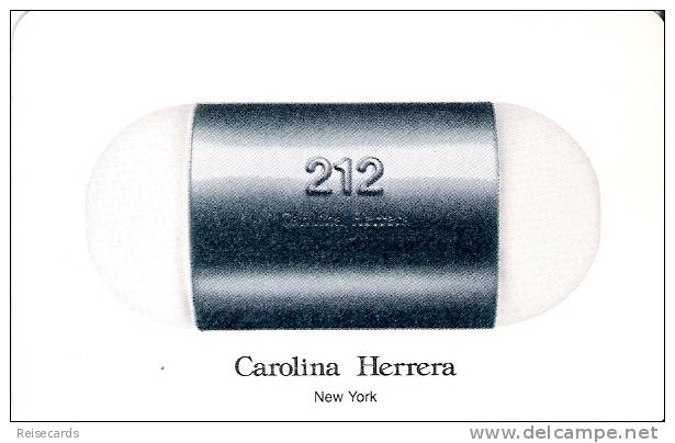 Carte échantillon Eau De Parfum/Musterkarte Parfum:  212, Carolina Herrera - Other & Unclassified