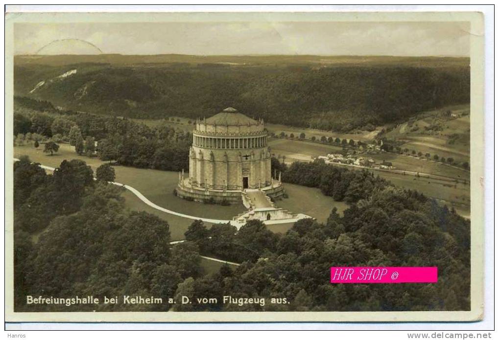 Befreiungshalle Bei Kehlheim A. D. Vom Flugzeug Aus. Gelaufen, 7.03.1936 - Kelheim