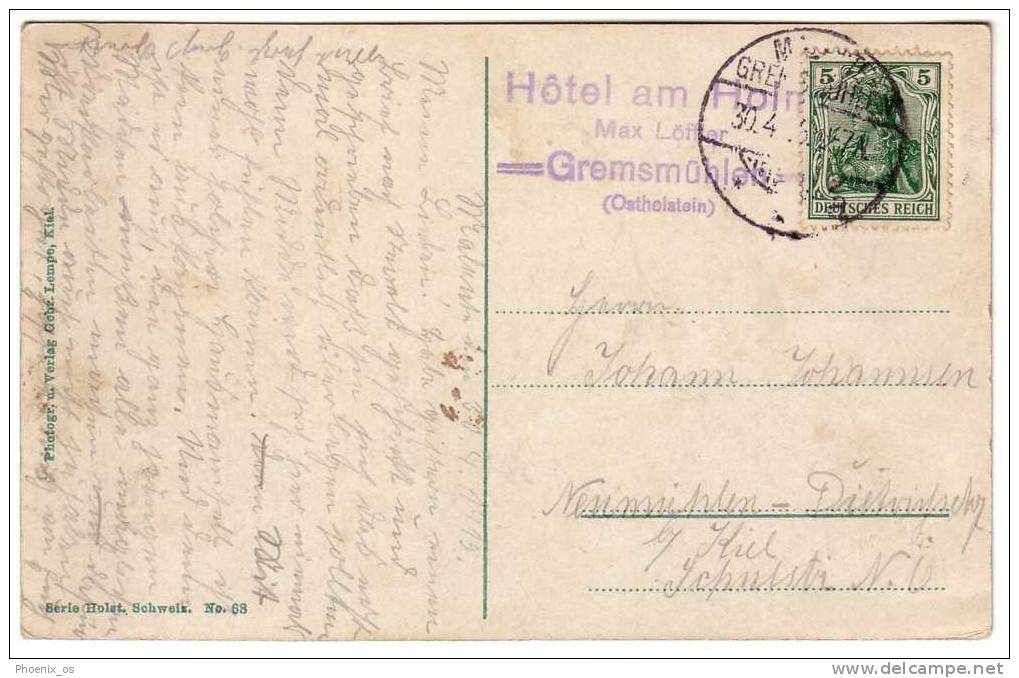 GERMANY - Malente-Gremsmuehlen, Sielbek (der Kl. Ugleisee), Year 1915 - Malente-Gremsmuehlen