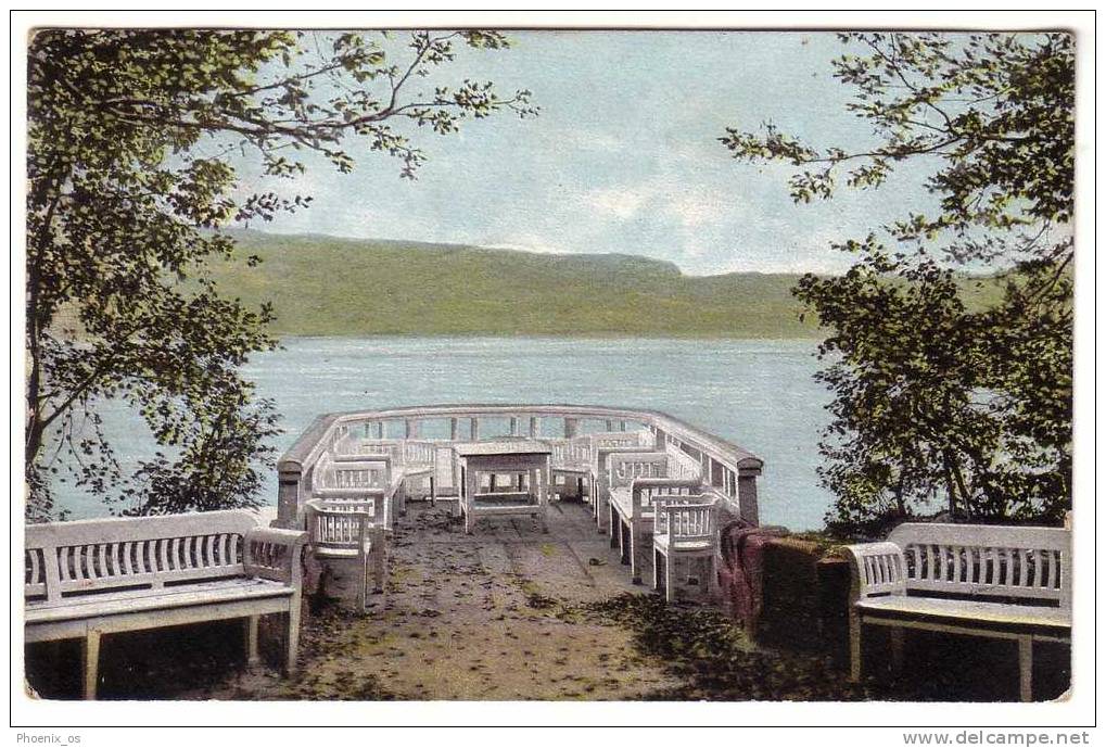 GERMANY - Malente-Gremsmuehlen, Sight From Terrace To The Lake, Year 1915 - Malente-Gremsmühlen