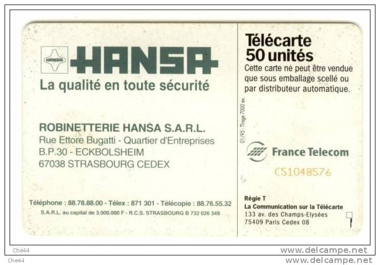 Hansa. (Voir Commentaires) - 1995