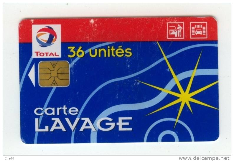 Carte De Lavage Auto : TOTAL. (Voir Commentaires) - Autowäsche