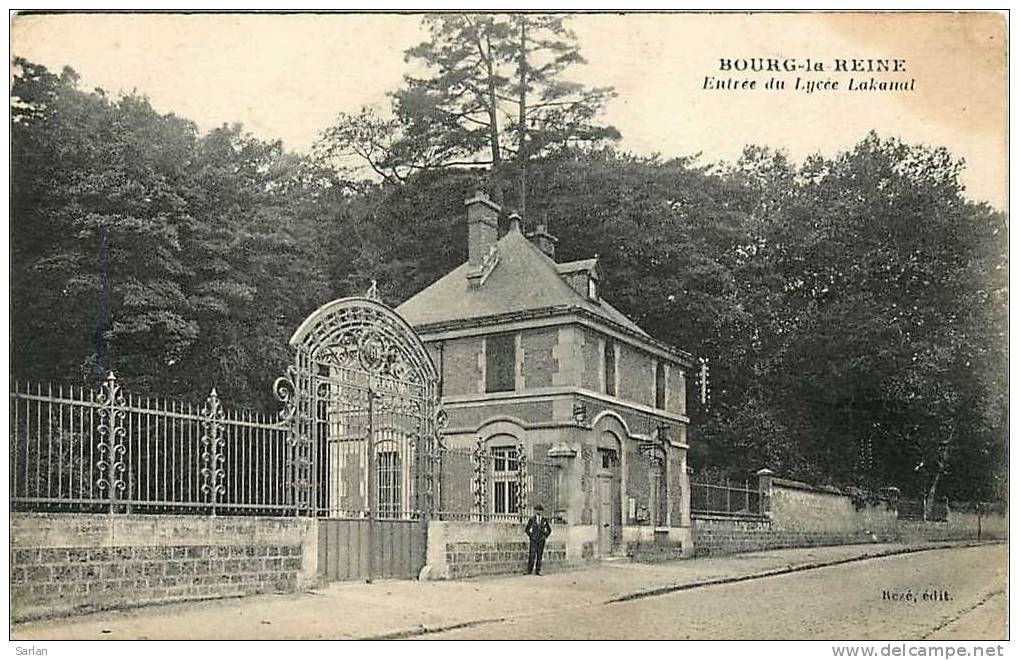 92 , BOURG LA REINE , Entrée Du Lycée Lakanal  , *3907 - Bourg La Reine