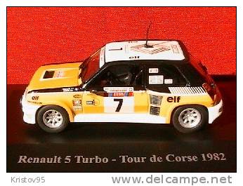 RENAULT 5 TURBO TOUR DE CORSE 1982 1/43 RAGNOTTI RALLYE ELIGOR HACHETTE - Eligor