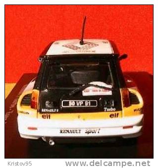 RENAULT 5 TURBO TOUR DE CORSE 1982 1/43 RAGNOTTI RALLYE ELIGOR HACHETTE - Eligor