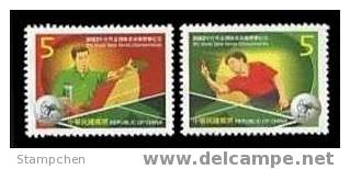 2002 Table Tennis Stamps Disabled Wheelchair Paralympic IPC Sport - Handicap