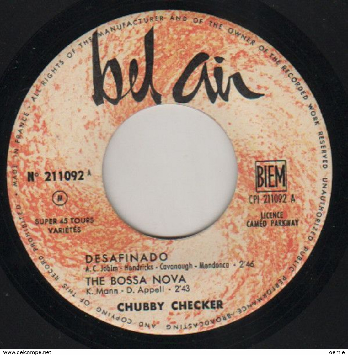 CHUBBY CHECKER   THE BOSSA NOVA  +++ - Soul - R&B