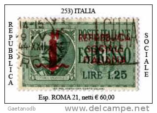 Italia-A.00253 - Afgestempeld