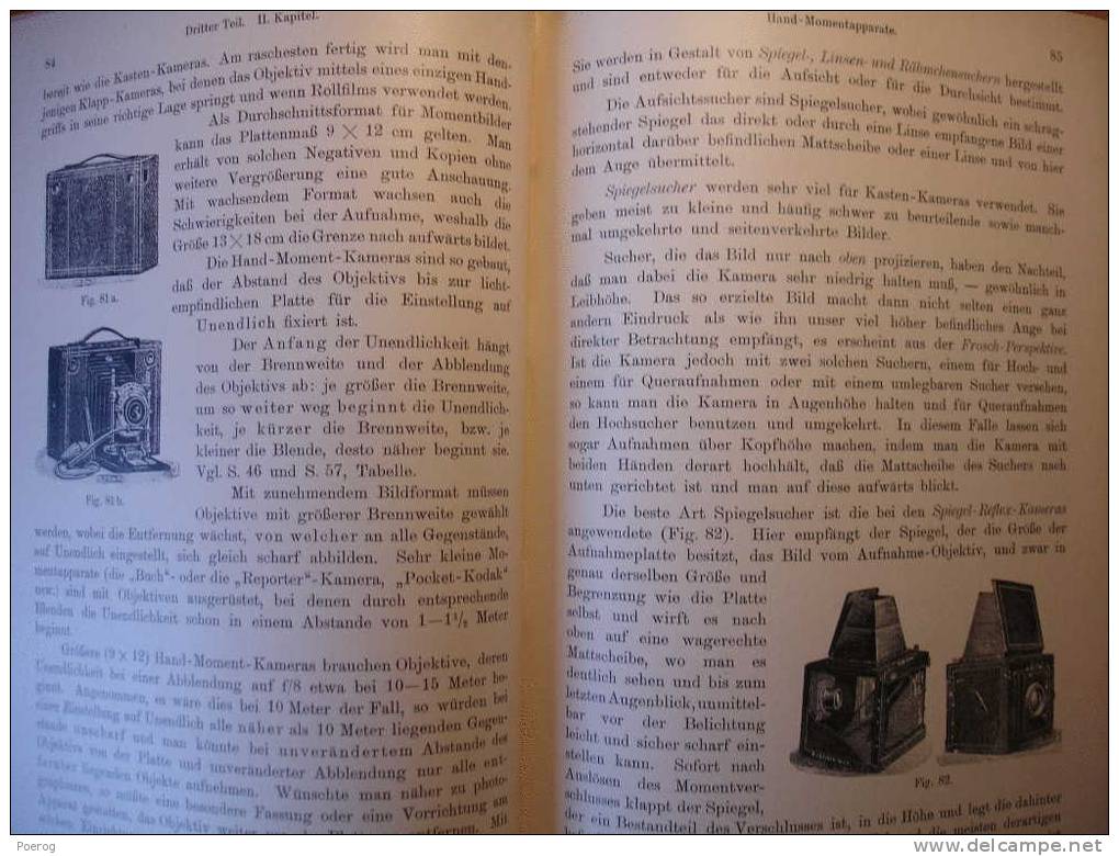 COMPENDIUM DER PRAKTISCHEN PHOTOGRAPHIE von PROFESSOR FRITZ SCHMIDT - 1912 OTTO NEMNICH VERLAG LEIPZIG KOMPENDIUM