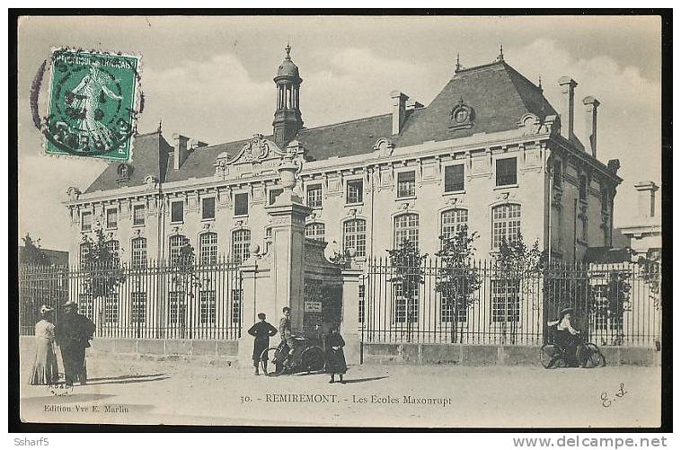 REMIREMONT Ecoles Maxonrupt Animée Env. 1908 - Remiremont