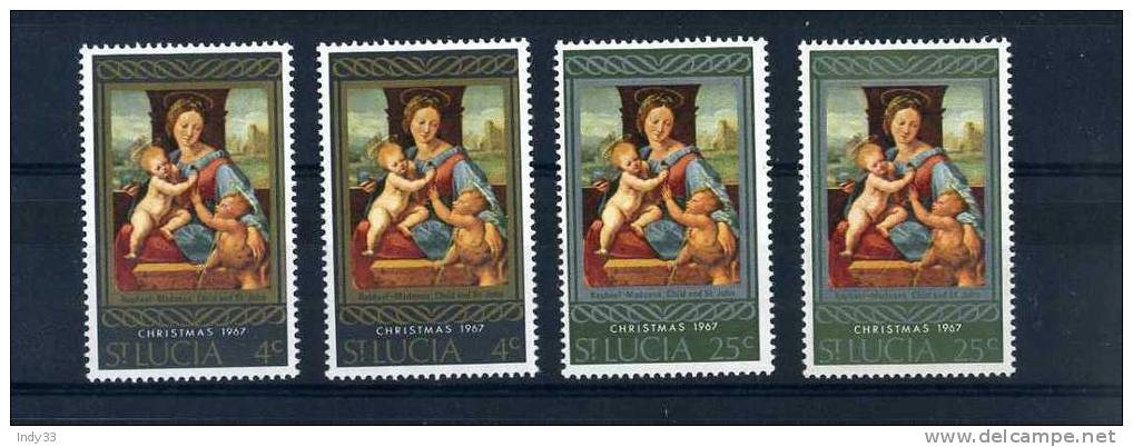 - ST. LUCIA . TIMBRES DE 1967 . NEUFS SANS CHARNIERE - Ste Lucie (...-1978)