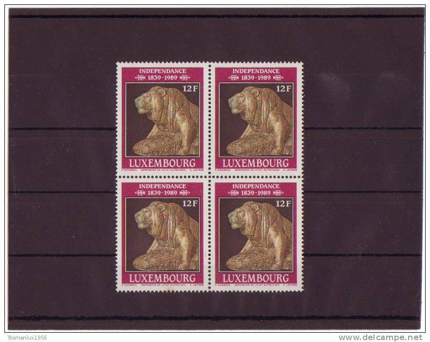 LUXBG.1989  BLOC DE 4     MISSION DE PREMIER JOUR   N. 1167  / ** / ( NEUF SANS CHARNIERE  ) - Unused Stamps