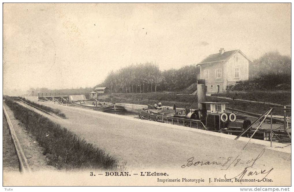 BORAN-SUR-OISE L ECLUSE PENICHES - Boran-sur-Oise