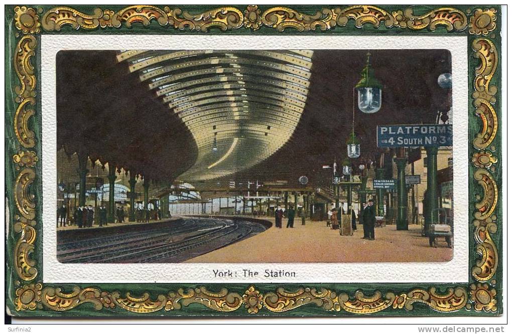 YORK - THE STATION (INTERIOR) 1911   Y655 - York