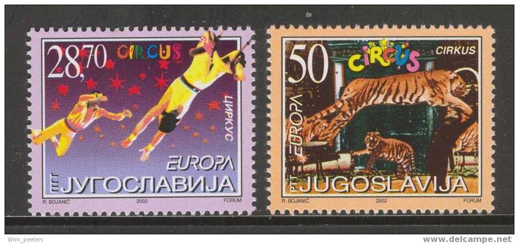 Europa CEPT 2002: Joegoslavie / Yougoslavie / Yougoslavia / Jugoslawien ** - 2002