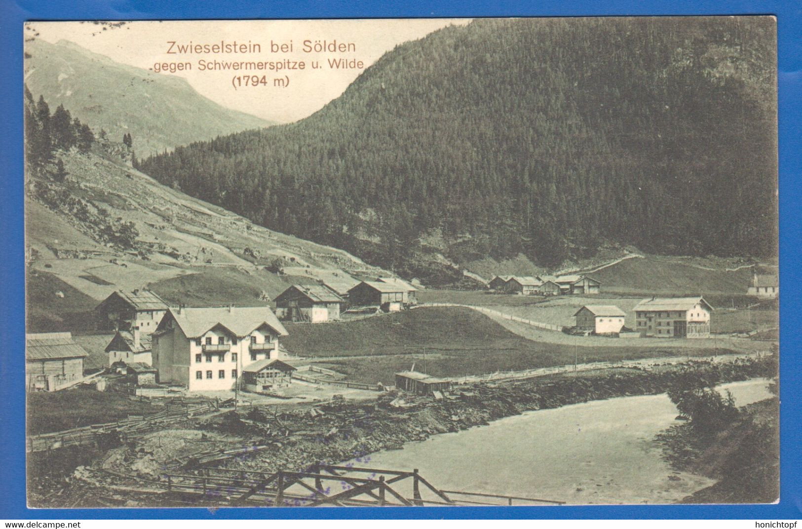 Österreich; Zwieselstein Bei Sölden; 1914 - Sölden