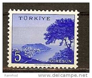 TURKEY 1958 Towns (small Size) - 5k Blue (Giresun) MNH - Neufs