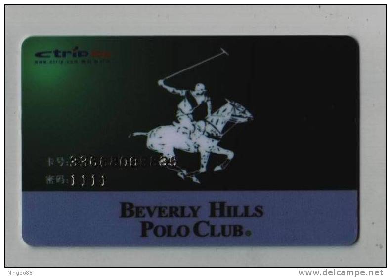 China Beverly Hills Polo Club Member Card - Other & Unclassified