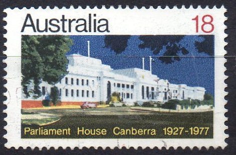 Australia 1977 18c Parliament House Opening Used - Ungebraucht