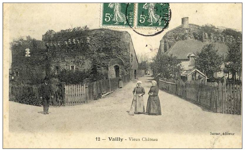 18.VAILLY VIEUX CHATEAU ANIME - Autres & Non Classés