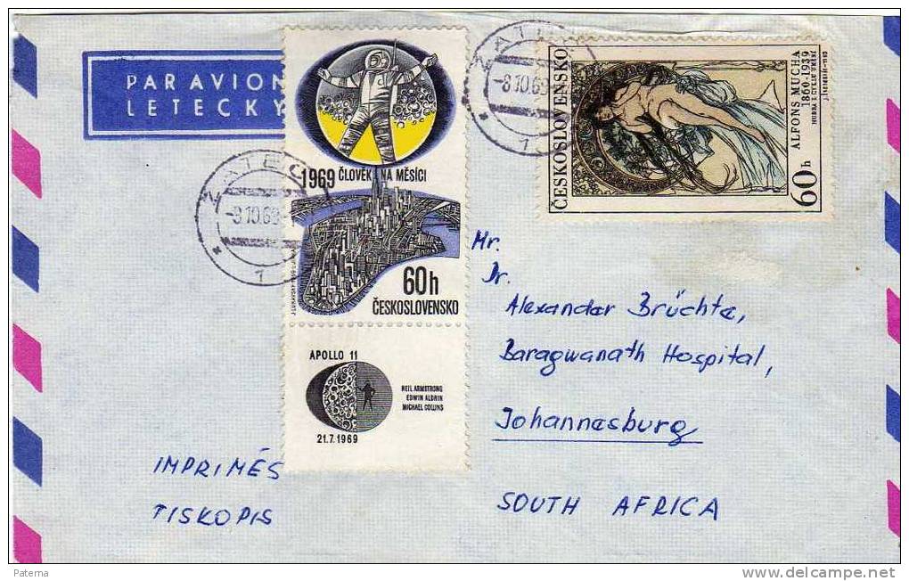 Carta, Aérea, ZATEC 1969, (Checoslovaquia), Cover, Lettre, Letter - Luchtpost
