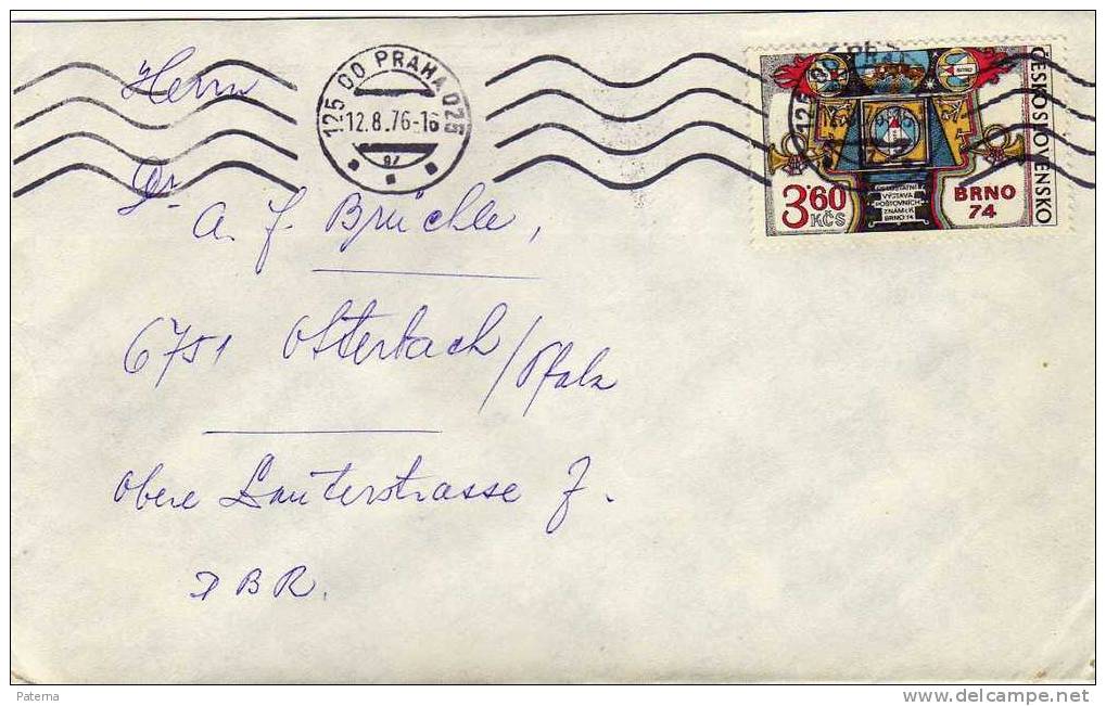 Carta, PRAHA 1976, , (Checoslovaquia), Cover, Lettre, Letter - Briefe U. Dokumente