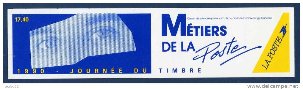 Carnet Journée Du Timbre - France - 1990 - BC2640A - Excellent état - Neuf** - Journée Du Timbre