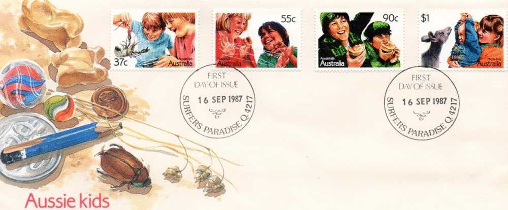 Australia 1987 Aussie Kids FDC - FDC