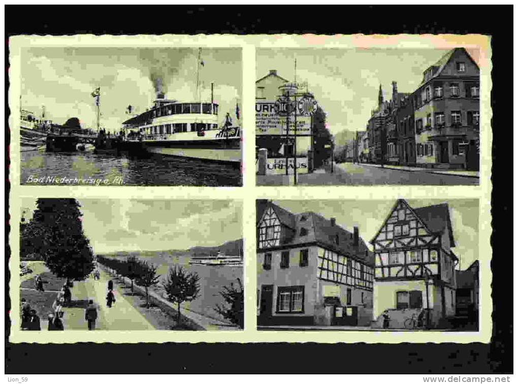 BAD NIEDERBREISIG A. Rh. - 4 Photos Germany Deutschland Allemagne Postcard 27722 - Bad Breisig