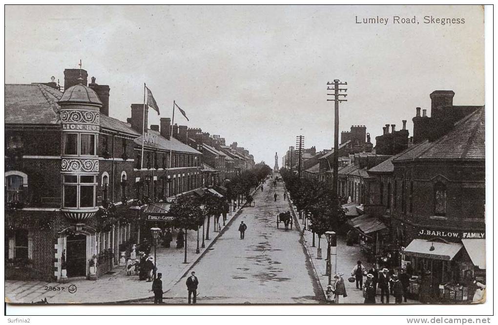 SKEGNESS - LUMLEY ROAD - ANIMATED 1912  Li193 - Sonstige & Ohne Zuordnung