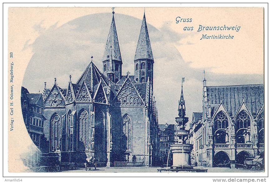 RAR Braunschweig - Martinkirche Um 1900 - Braunschweig