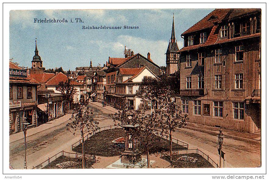 RAR Friedrichroda - Reinhardsbrunner Strasse Um 1910 ! - Friedrichroda