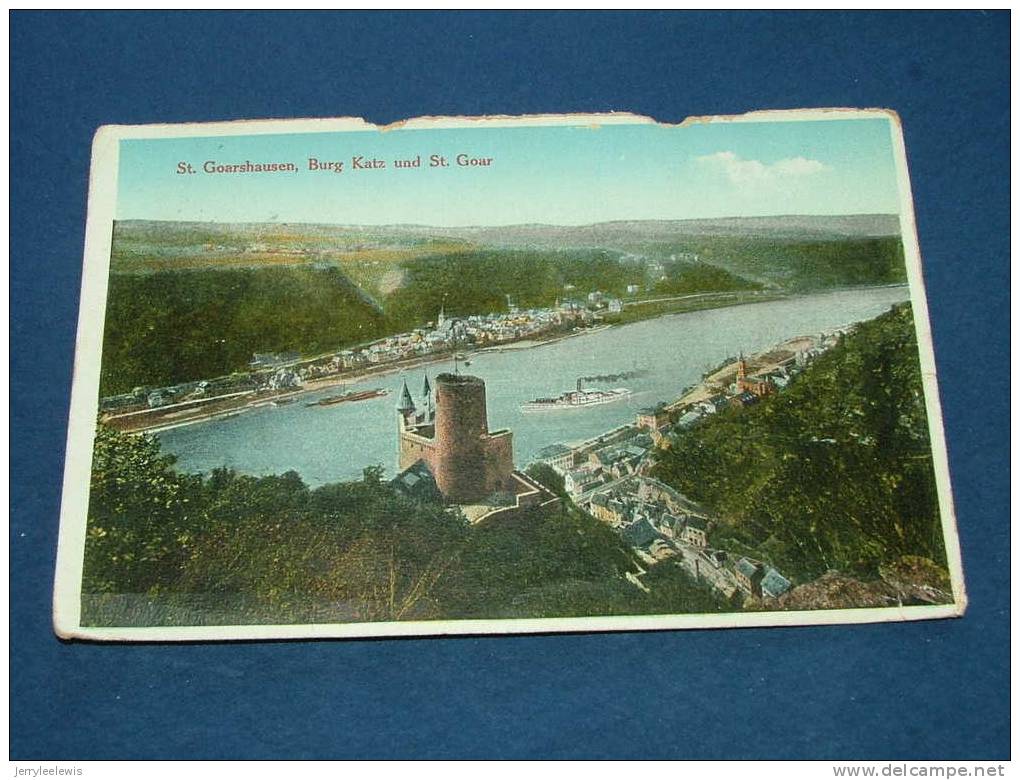 St. Goar -  St Goarshausen, Burg Katz  Und St Goar - St. Goar