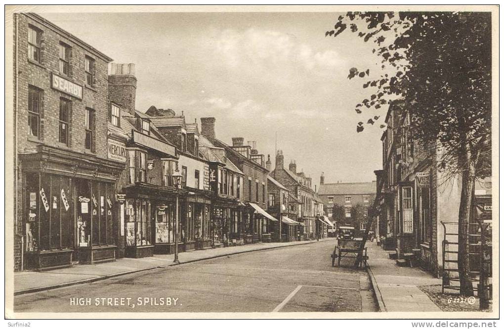 LINCS - SPILSBY - HIGH STREET 1950  Li1u - Sonstige & Ohne Zuordnung