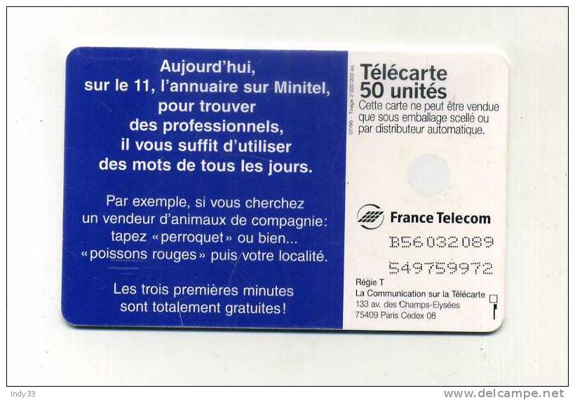 - TELECARTE FRANCE . CARTE ILLUSTREE 1995 - 1995