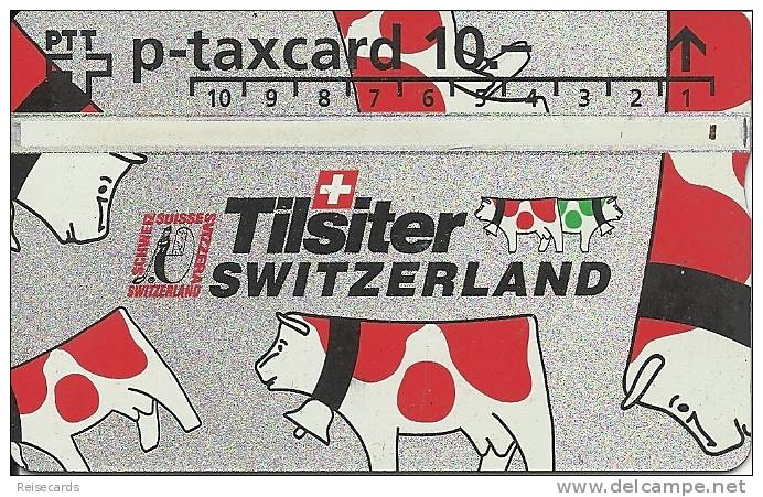 Schweiz PTT P: 406L Tilsiter Switzerland - Vacas