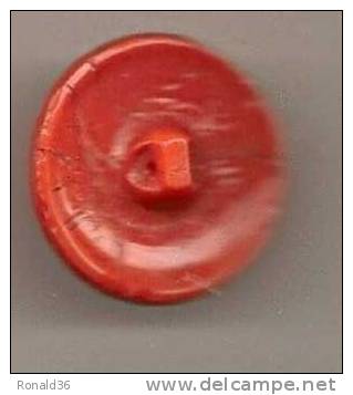 Bouton : De 20 Mm De Diamètre , Rose ,  En Opaline ( Verre ) - Buttons