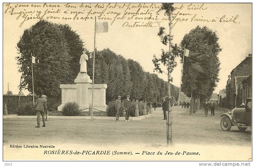 Rosières De Picardie (Somme) - Place Du Jeu De Paume - Rosieres En Santerre