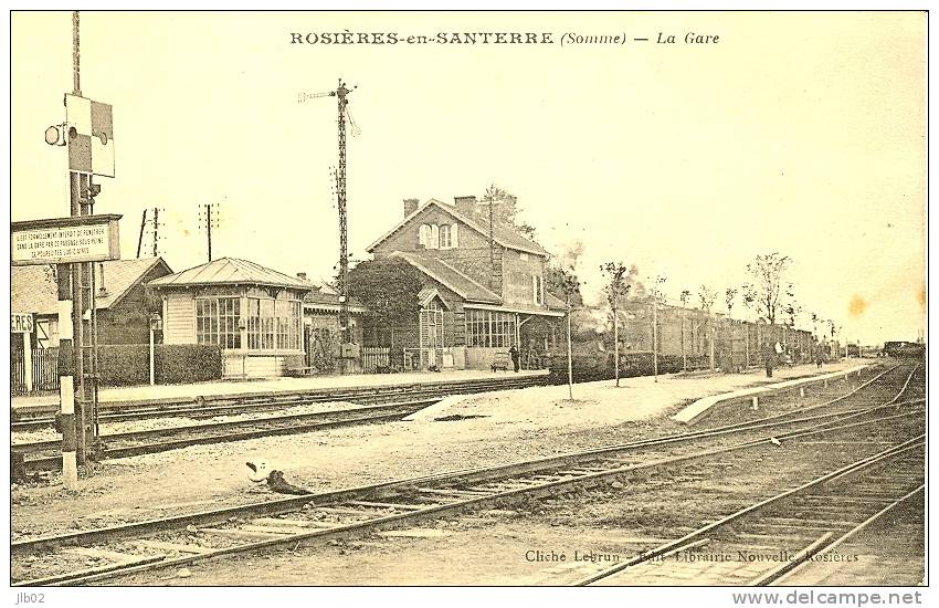 - Rosières En Santerre (Somme) - La Gare - Rosieres En Santerre